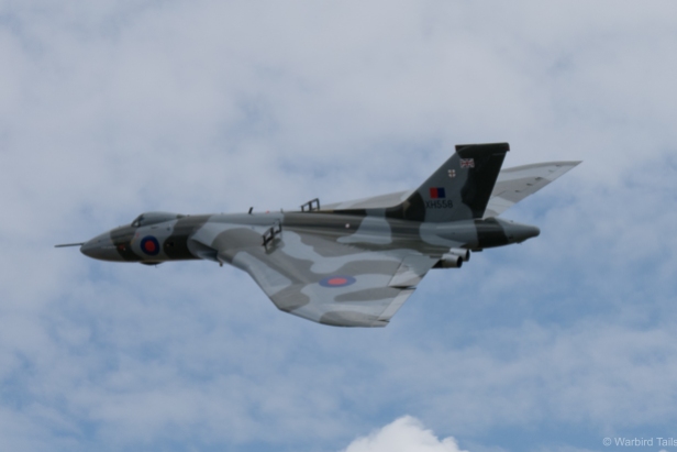 Another view of XH558 in flight.