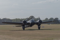 The Blenheim taxiing back after its display.
