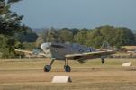 Buchon departing for Duxford in the late evening.