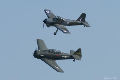 This pairing of Piston Provost and T6 Texan made a welcome change.